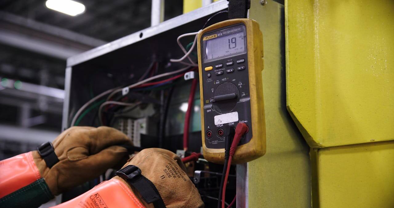 Organized electrical tools and materials